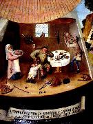 Hieronymus Bosch The Seven Deadly Sins and the Four Last Things painting